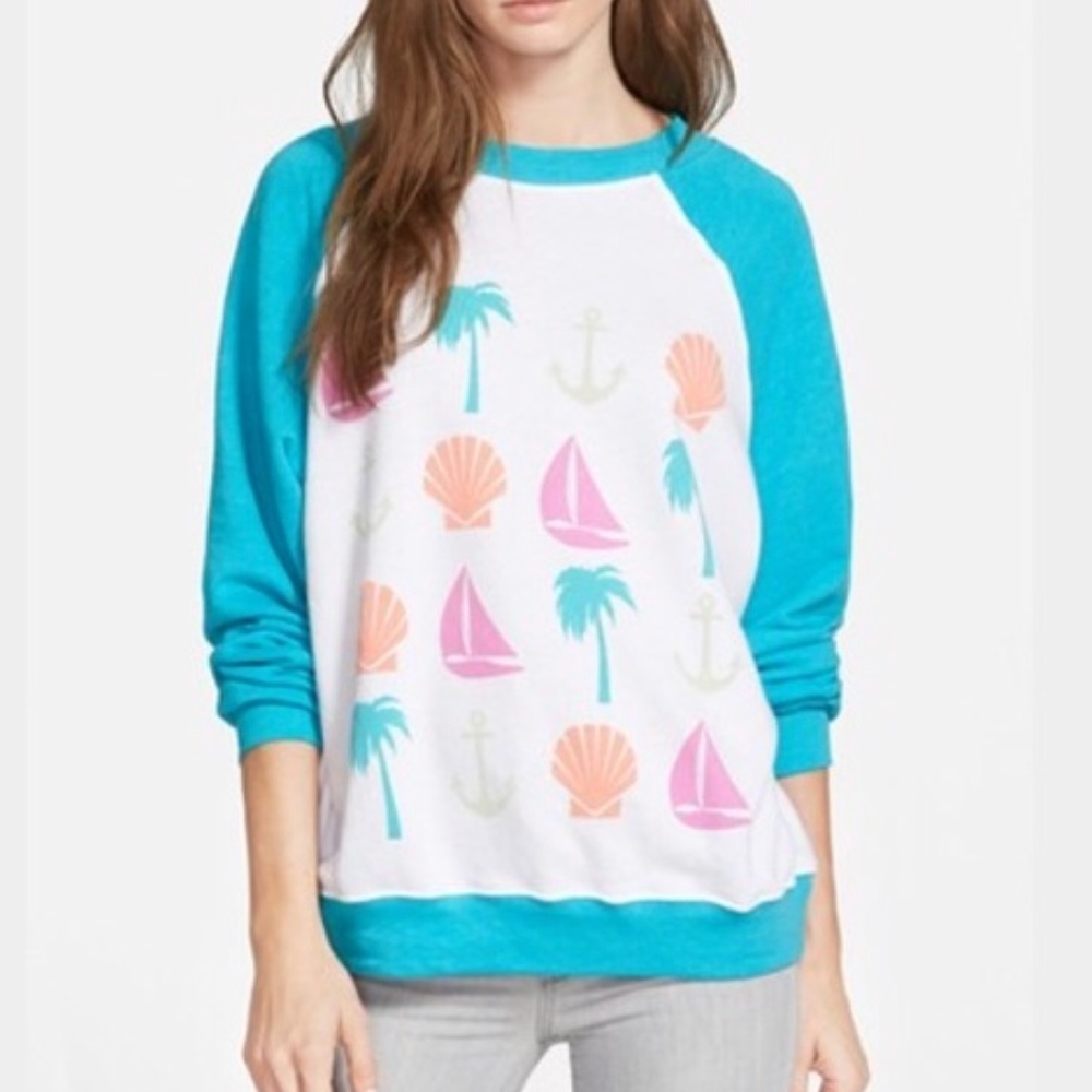 WILDFOX I Spy Seashell Sailboat Tropical Jumper